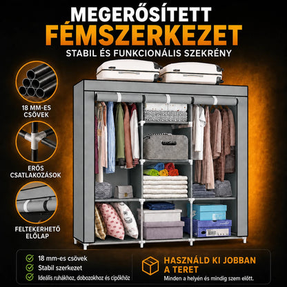 SmartCloset - Teljes értékű gardrób, percek alatt összerakható
