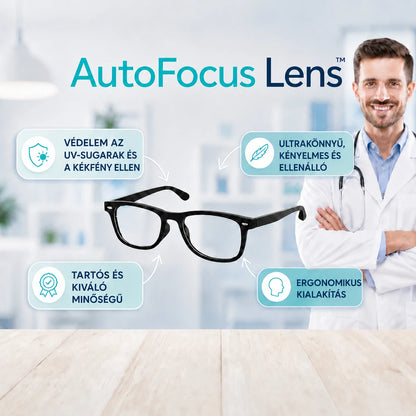 AutoFocus Lens intelligens multifokális szemüveg | VEGYÉL 1-ET, VIGYÉL 2-T
