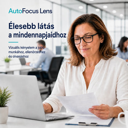 AutoFocus Lens intelligens multifokális szemüveg | VEGYÉL 1-ET, VIGYÉL 2-T