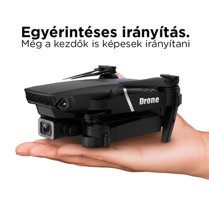 VisionFly - Drone 4K GPS-szel + 50x Zoom + Hordtáska | Zajszűrős fejhallgató + Meglepetés ajándék jár mellé