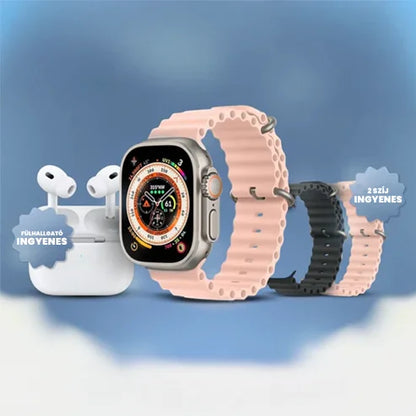 Smartwatch Wellio Pro + 2 szíj + Ingyenes Bluetooth fülhallgató | Korlátozott kiadás gyors kiszállítással Spanyolországban