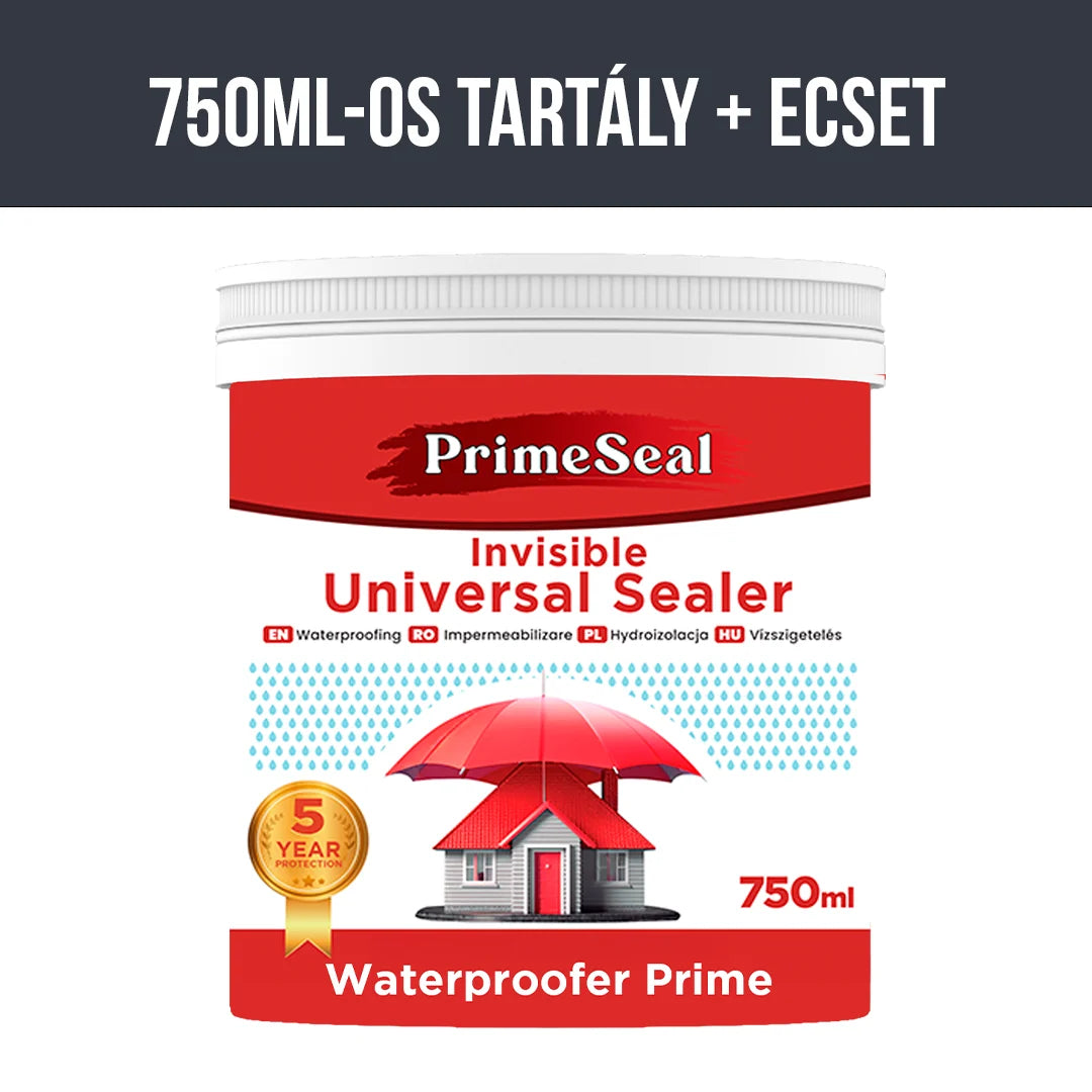 PrimeSeal – Láthatatlan Vízszigetelő Tömítő