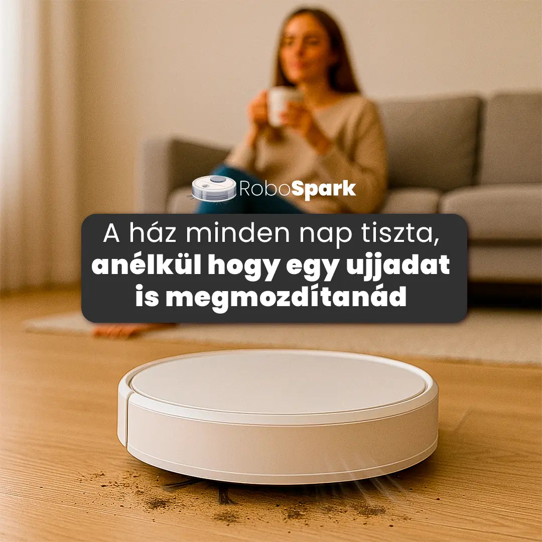 RoboSpark – Ideális robotporszívó háziállatokhoz és nehezen elérhető sarkokhoz