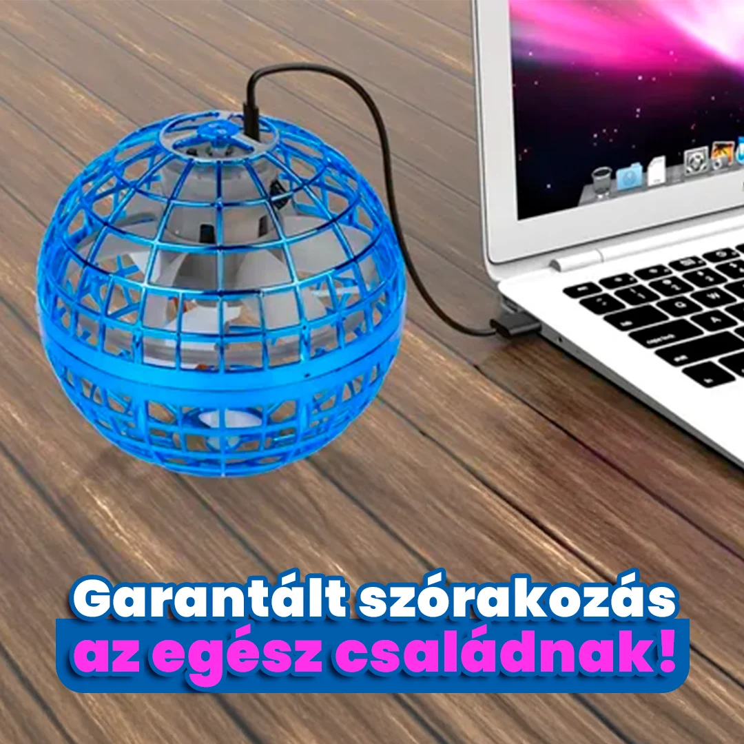 SpinNova Repülő Játék LED-del és Mozgásérzékelővel