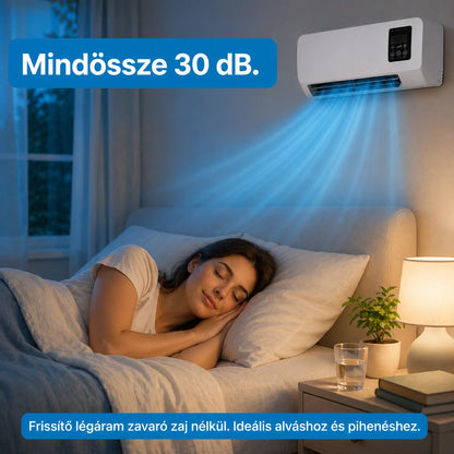 SplitMax csendes hordozható léghűtő – frissítő légáram percek alatt, zavaró zaj nélkül